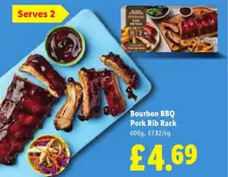 Lidl Bourbon BBQ Pork Rib Rack offer