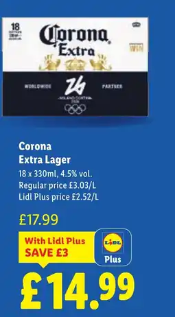 Lidl Corona Extra Lager offer
