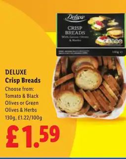 Lidl DELUXE Crisp Breads offer
