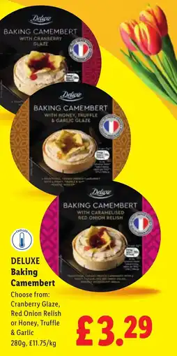 Lidl DELUXE Baking Camembert offer