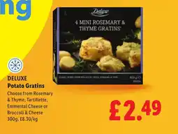 Lidl DELUXE Potato Gratins offer