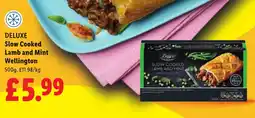 Lidl DELUXE Slow Cooked Lamb and Mint Wellington offer