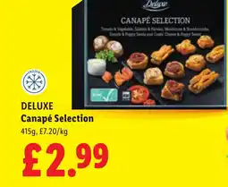 Lidl DELUXE Canapé Selection offer
