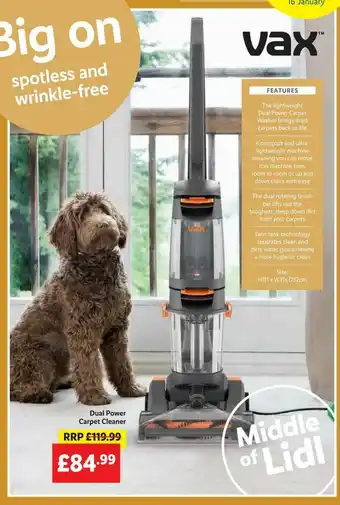 Lidl Dual Power Carpet Cleaner offer
