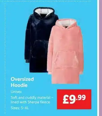 Lidl Oversized Hoodie offer