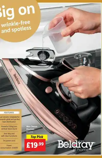Lidl Max Steam Pro Iron offer