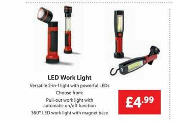 Lidl Led Work Light offer