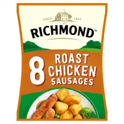 Iceland Richmond 8 Roast Chicken Sausages 410g offer