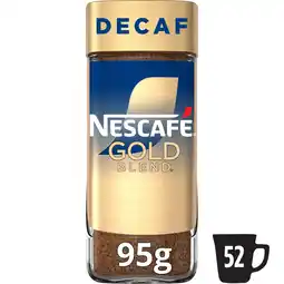 Iceland Nescafé Gold Blend Decaf Instant Coffee 95g offer