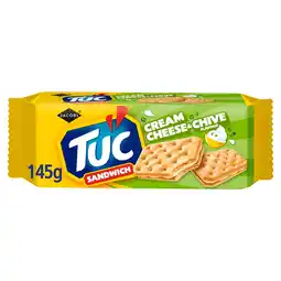 Iceland Jacob's Tuc Sandwich Cream Cheese & Chive Flavour 145g offer