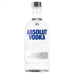Iceland Absolut Original Swedish Vodka 70cl offer
