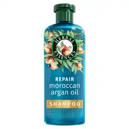 Iceland Herbal Essences Repair Moroccan Argan Oil Shampoo 350ml to Nourish Damaged Hair offer