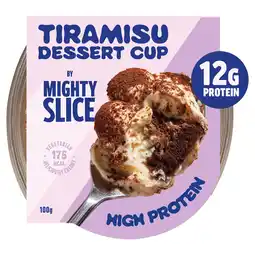 Iceland Mighty Slice Tiramisu Dessert Cup 100g offer