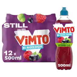 Iceland Vimto Still Mixed Fruit Juice Drink 12 x 500ml offer