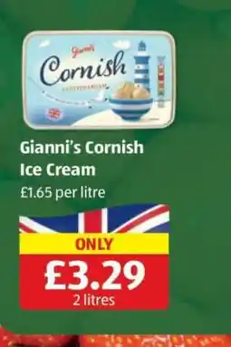 Aldi Gianni’s Cornish Ice Cream offer