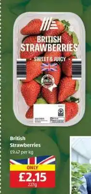 Aldi British Strawberries offer