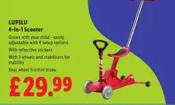 Lidl LUPILU 4-in-1 Scooter offer