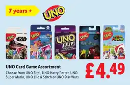 Lidl UNO Card Game Assortment offer