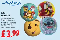 Lidl John Foam Ball offer
