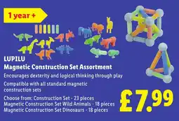 Lidl LUPILU Magnetic Construction Set Assortment offer