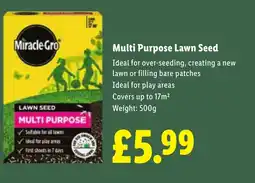 Lidl Multi Purpose Lawn Seed offer