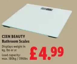 Lidl CIEN BEAUTY Bathroom Scales offer