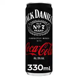 Iceland Jack Daniel's and Coca-Cola 330ml Pre-Mixed Can offer
