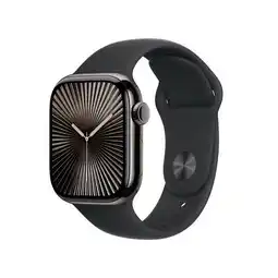 Costco Apple Watch Series 10 GPS + Cellular, 42mm Titanium Case with Sport Band S/M offer