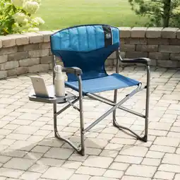 Costco Timber Ridge Folding Directors Chair with Side Table offer