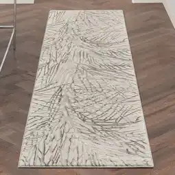 Costco Rustic Textures Ivory & Grey Runner, 66 x 236 cm offer