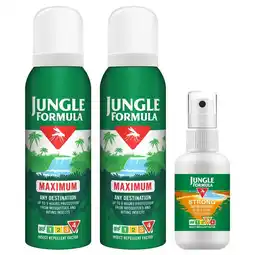 Costco Jungle Formula Insect Repellent Pack, 2 x 125ml and 1 x 60ml offer
