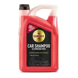 Costco Simoniz Car Shampoo with Carnuba Wax - 5 Litre offer