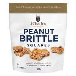 Costco J.Charles Peanut Brittle Squares, 800g offer