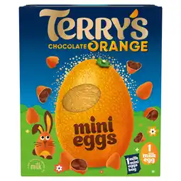Iceland Terry's Chocolate Orange Milk Mini Eggs Easter Egg 200g offer
