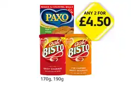 Londis Paxo Sage & Onion Stuffing, Aah Bisto Gravy Granules, Chicken offer