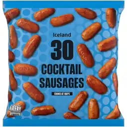 Iceland Iceland 30 (Approx.) Cocktail Sausages 360g offer