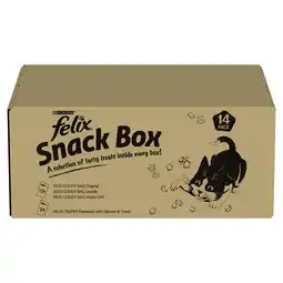 Iceland FELIX Mixed Snack Box Cat Treats 810g offer