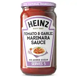 Iceland Heinz Tomato & Garlic Marinara Pasta Sauce 490g offer