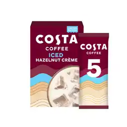 Iceland Costa Coffee Barista Creations Iced Hazelnut Crème (5x14.5g) offer