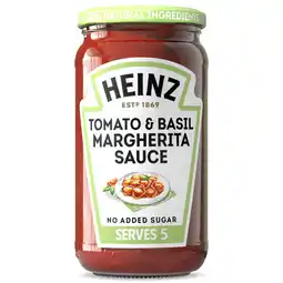 Iceland Heinz Tomato & Basil Margherita Pasta Sauce 490g offer
