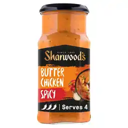 Iceland Sharwood's Cooking Sauce Spicy Butter Chicken 420g offer