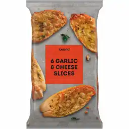 Iceland Iceland 6 Garlic & Cheese Slices 200g offer