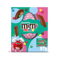 Iceland M&M's Minis Milk Chocolate Medium Easter Egg 97g offer