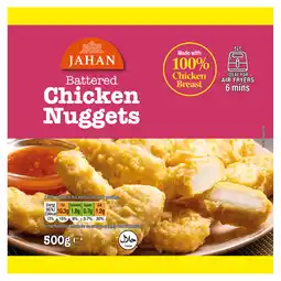 Iceland Jahan Battered Chicken Nuggets 500g offer