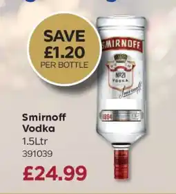 Bestway Smirnoff Vodka offer