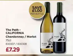 Bestway The Path - CALIFORNIA Chardonnay / Merlot offer