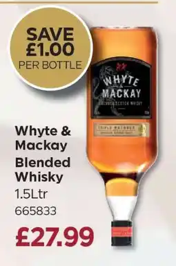 Bestway Whyte & Mackay Blended Whisky offer