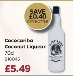 Bestway Cococariba Coconut Liqueur offer
