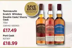 Bestway Tamnavulin Scotch Whiskey Double Cask/ Sherry Cask offer