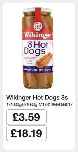 Makro Wikinger Hot Dogs 8s offer